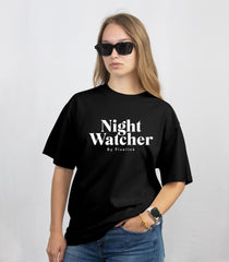 Shadow Watch Street Tee – Black - Oversized - Unisex