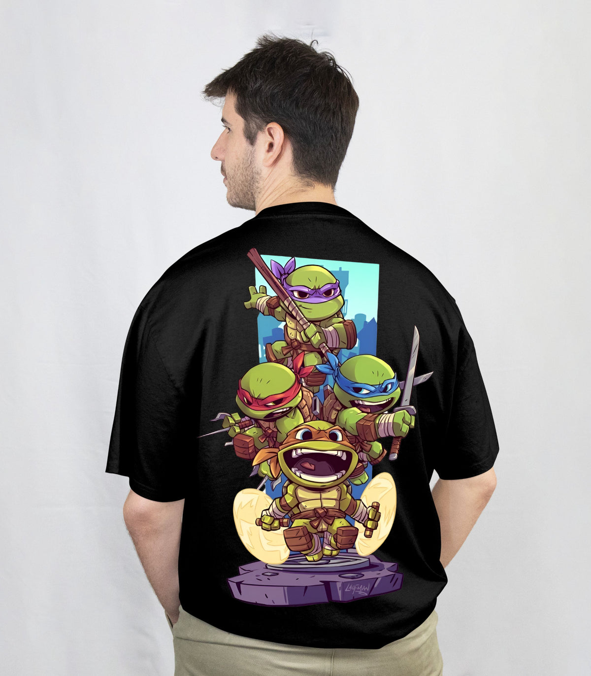 Ninja Vibes Unisex T-Shirt - Oversized – Black