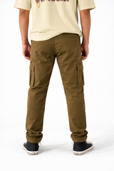 Pixelink Mens Cargo Pants - Regular Fit - Khakhi Color - Pixelink