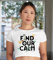 Inner Peace Crop Top – White Edition