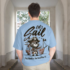 Blue Horizon Adventure Oversized T-Shirt Back View 1