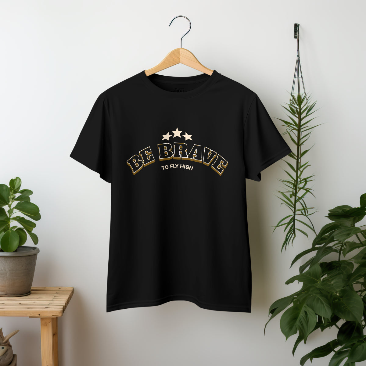 Pixelink - Bold and Brave Streetwear – Unisex Oversized T-Shirt - Black Color