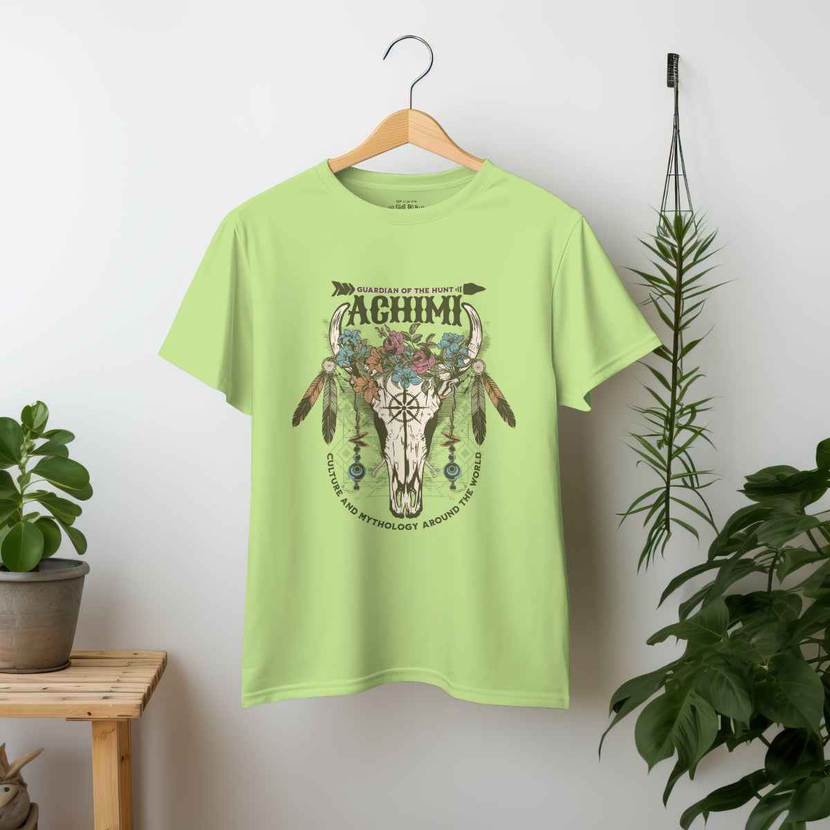 Bull Skull Bold Graphic Relaxed Fit T-Shirt