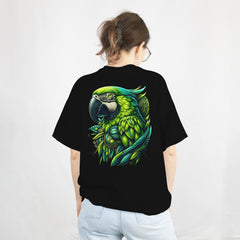Pixelink - Earth Lover Streetwear – Unisex Oversized T-Shirt - Black Color Back View 2