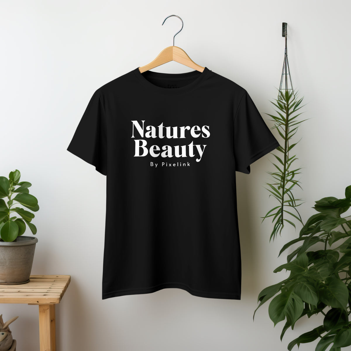 Pixelink - Earth Lover Streetwear – Unisex Oversized T-Shirt - Black Color