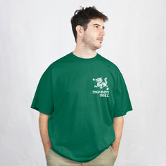 Goku Dragon Ball Z Bottle Green Oversized T-Shirt Front View 1