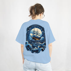 Go with the flow Oversized T-Shirt Back View 2