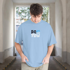 Go with the flow Oversized T-Shirt Front View 1