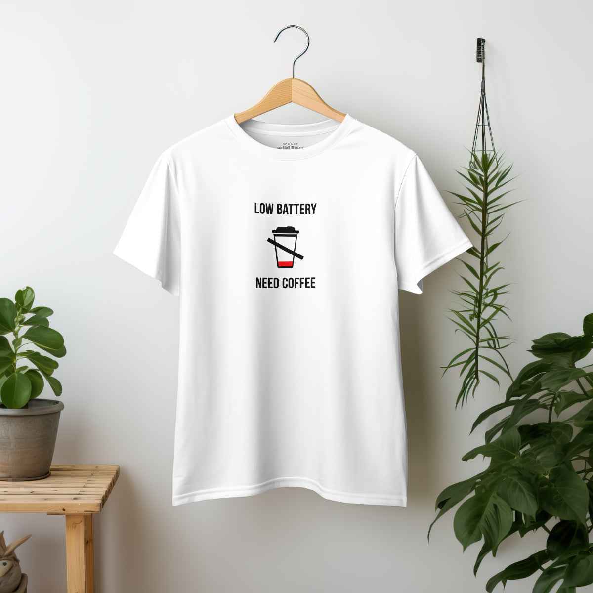 Humorous Coffee Lover Oversized T-Shirt