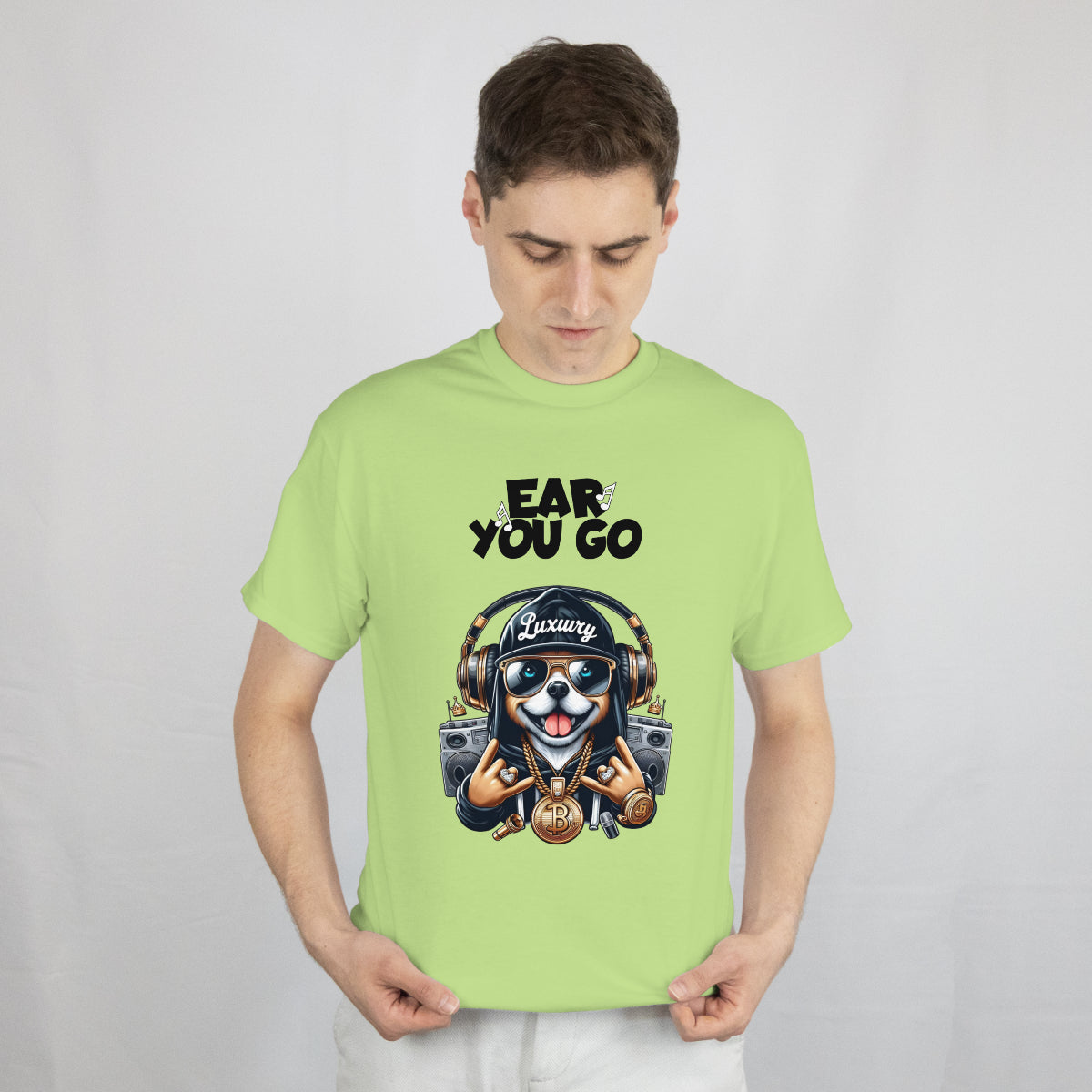 Music Lover Graphic T-shirt Front View 1
