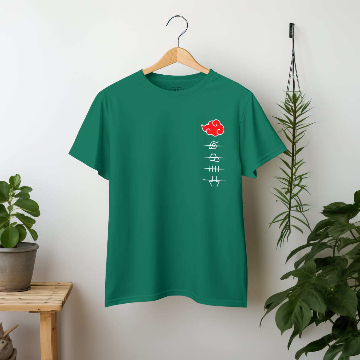 Baby Naruto Anime Bottle Green Oversized T-Shirt