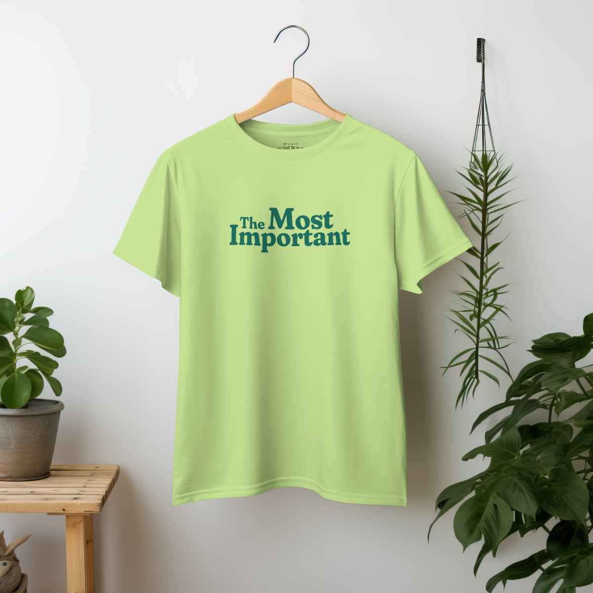Love and Money Both Needed Pista Regular Fit T-Shirt