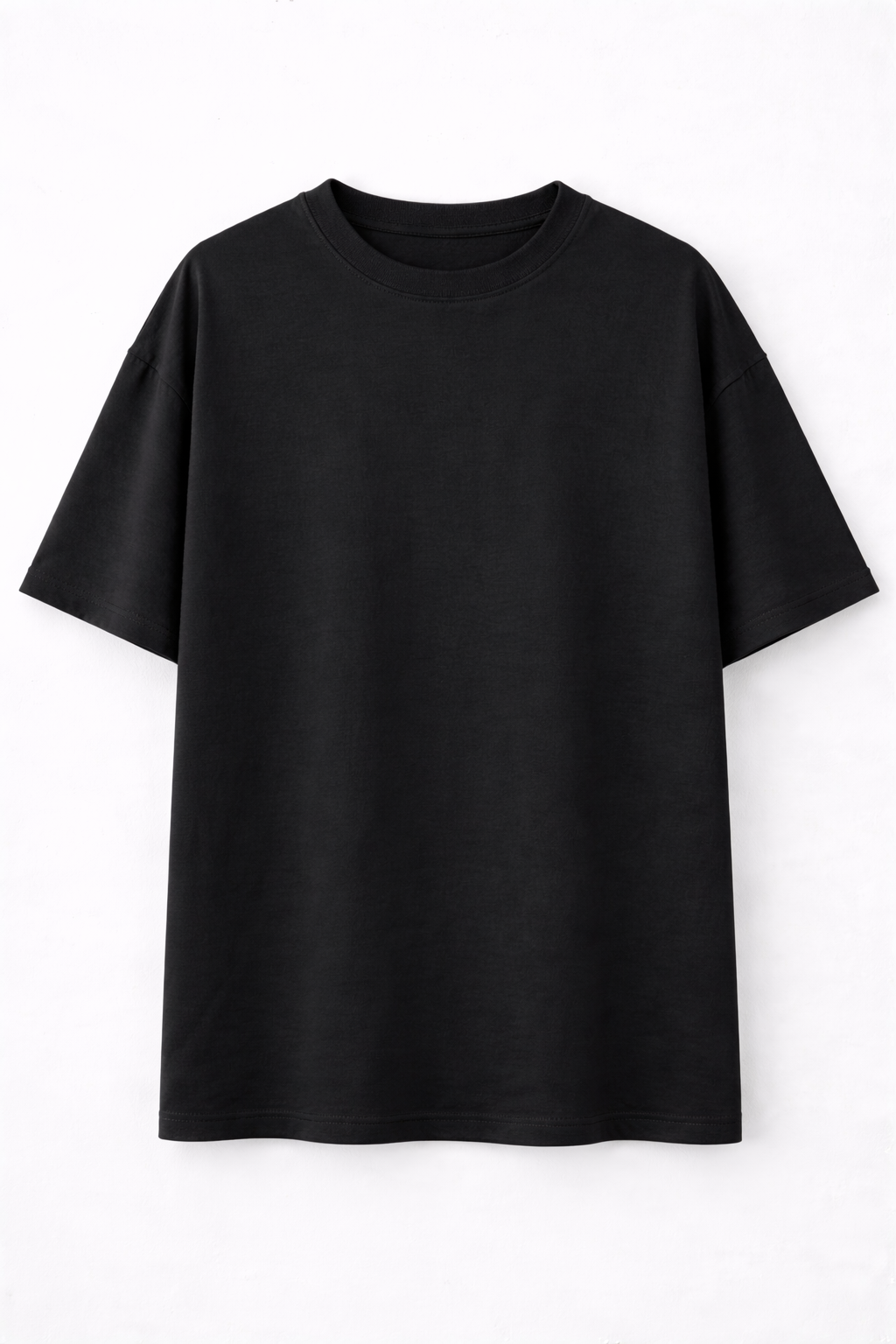 Pixelink - Grasshopper - Puff Print - Unisex Oversized T-Shirt - Black Color Front View 1