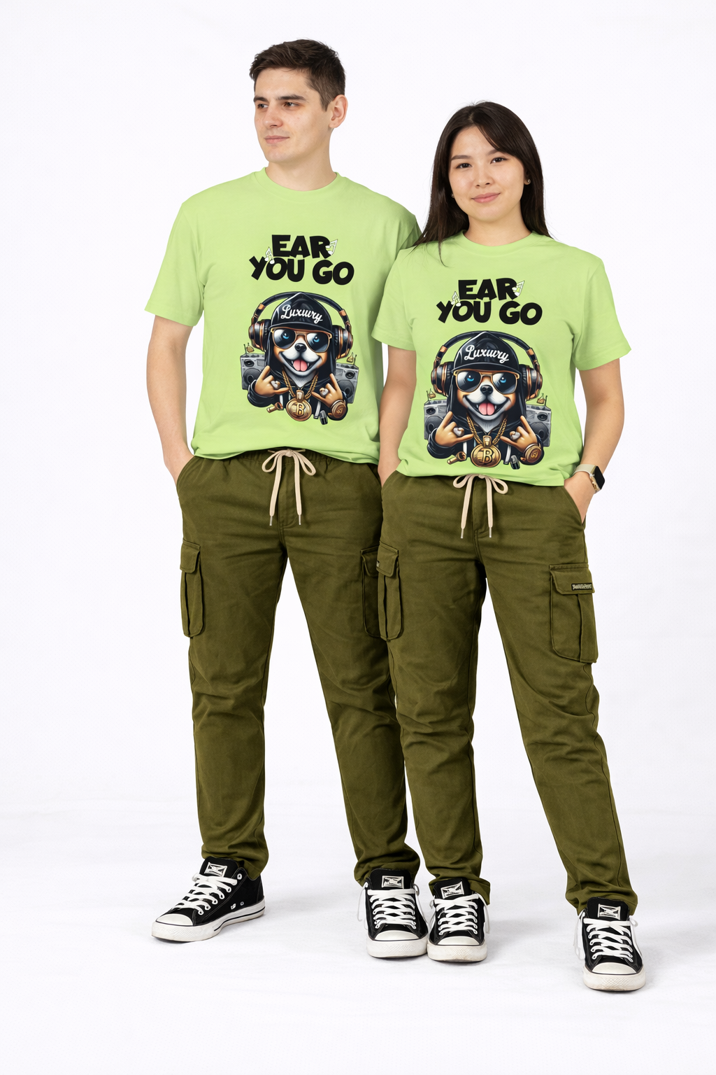 Music Lover Graphic T-shirt Front Full View